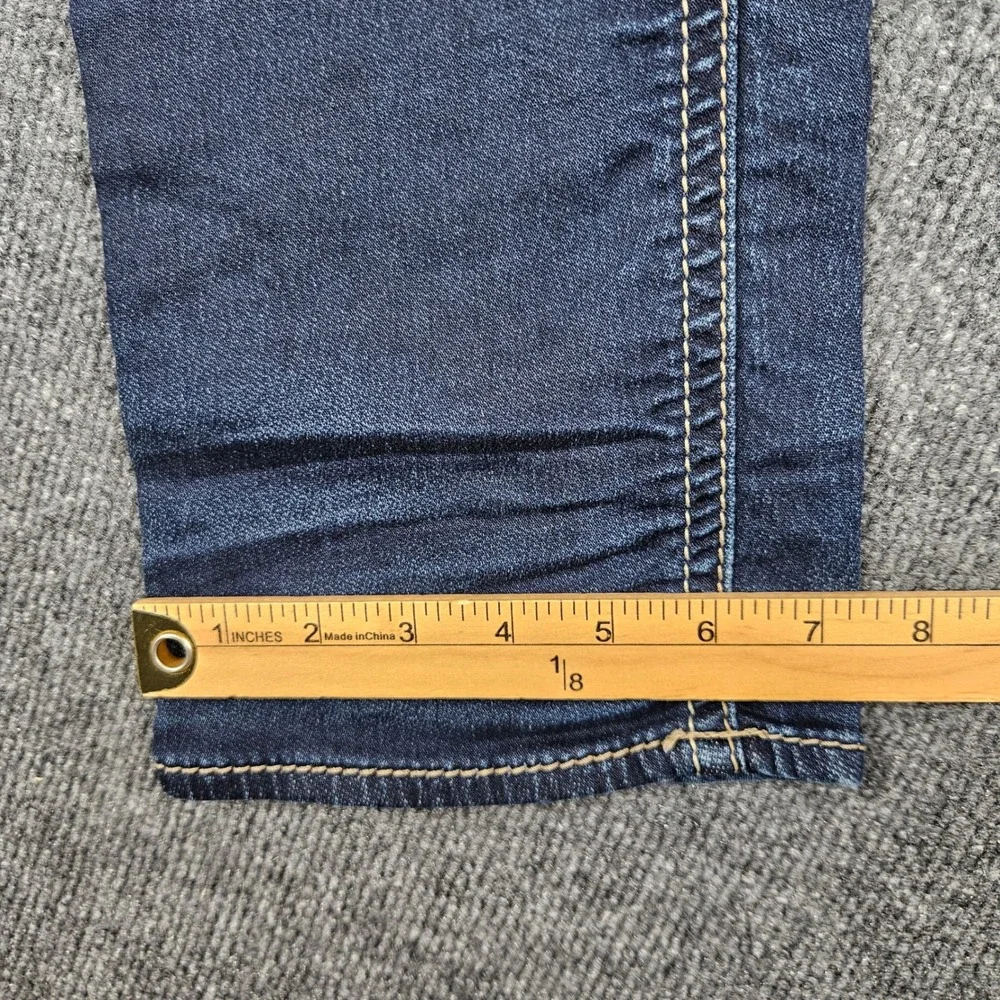 Silver Aiko Mid Slim Boot Joga Jeans Women's 30 Dark Wash Denim Stretch